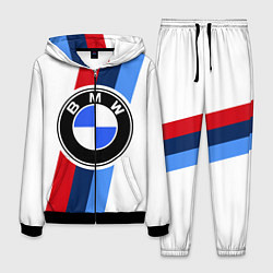 Костюм мужской BMW M: White Sport, цвет: 3D-черный