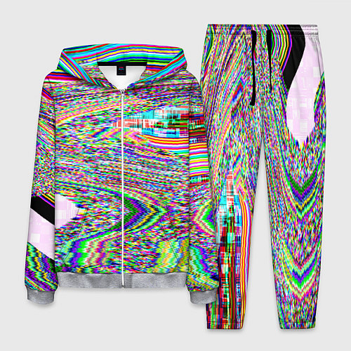 Мужской костюм Optical Glitch / 3D-Меланж – фото 1