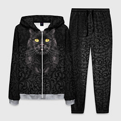 Костюм мужской Чёрный котик, цвет: 3D-меланж