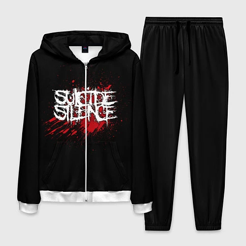 Мужской костюм Suicide Silence Blood / 3D-Белый – фото 1