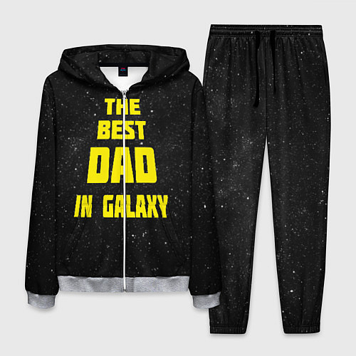 Мужской костюм The Best Dad in Galaxy / 3D-Меланж – фото 1