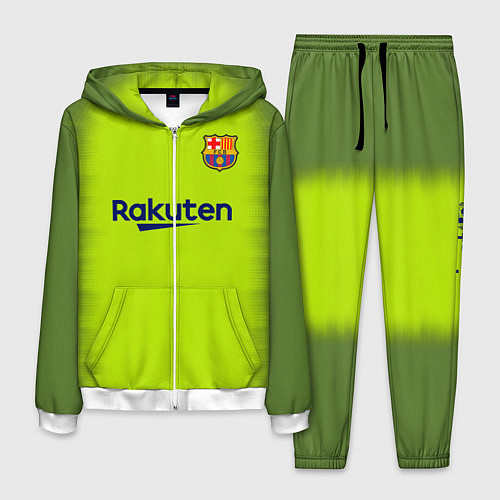 Мужской костюм FC Barcelona: Home 18/19 / 3D-Белый – фото 1