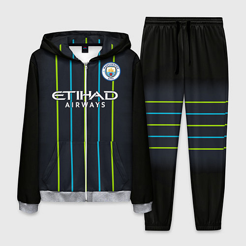 Мужской костюм FC Manchester City: Away 18/19 / 3D-Меланж – фото 1