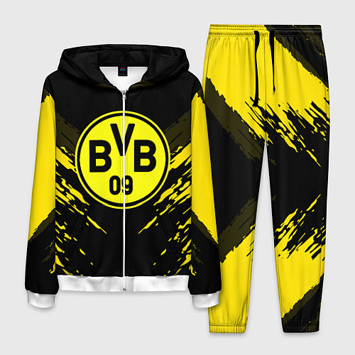 Мужской костюм Borussia FC: Sport Fashion / 3D-Белый – фото 1