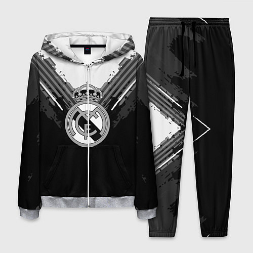 Мужской костюм FC Real Madrid: Black Style / 3D-Меланж – фото 1