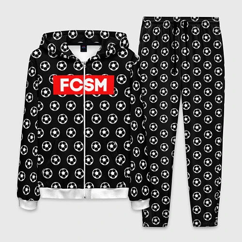 Мужской костюм FCSM Supreme / 3D-Белый – фото 1