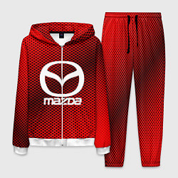 Костюм мужской Mazda: Red Carbon, цвет: 3D-белый