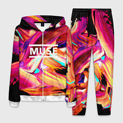 Костюм мужской MUSE: Neon Colours, цвет: 3D-белый