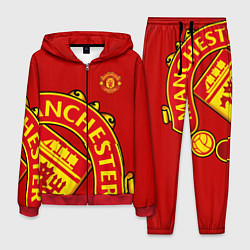 Костюм мужской FC Man United: Red Exclusive, цвет: 3D-красный