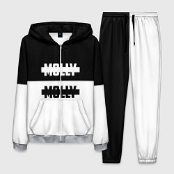 Костюм мужской Molly: Black & White, цвет: 3D-меланж
