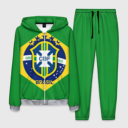 Костюм мужской CBF Brazil, цвет: 3D-меланж