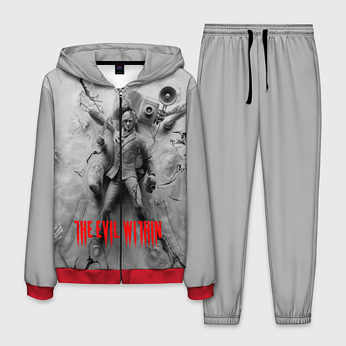 Мужской костюм The Evil Within / 3D-Красный – фото 1