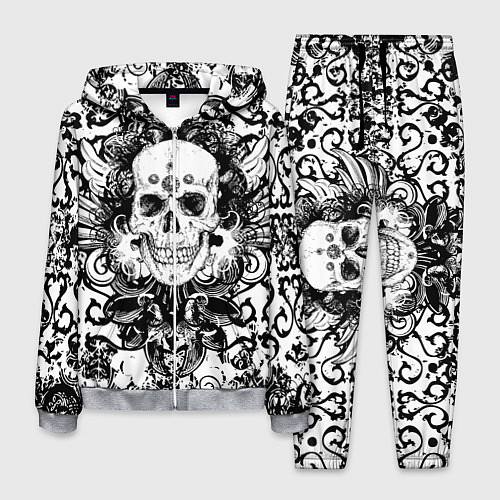 Мужской костюм Grunge Skull / 3D-Меланж – фото 1
