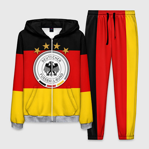 Мужской костюм Немецкий футбол / 3D-Меланж – фото 1