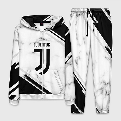 Мужской костюм Juventus / 3D-Белый – фото 1