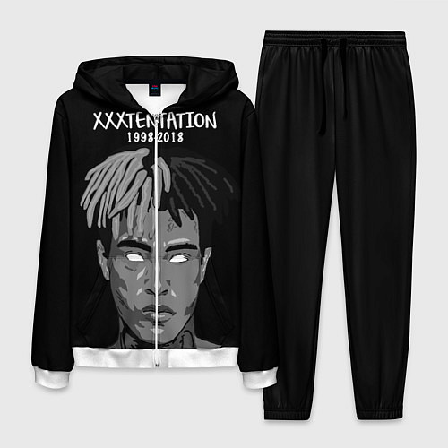 Мужской костюм XXXTentacion: 1998-2018 / 3D-Белый – фото 1