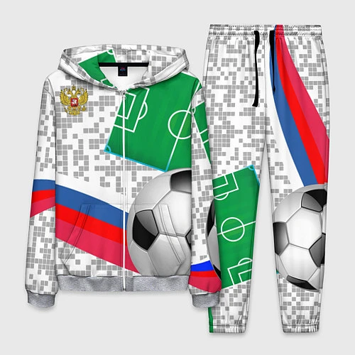 Мужской костюм Русский футбол / 3D-Меланж – фото 1