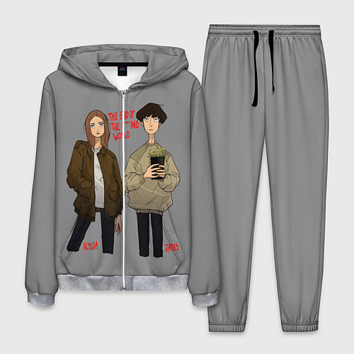 Мужской костюм End of the f*cking world / 3D-Меланж – фото 1