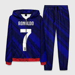 Костюм мужской Ronaldo 7: Blue Sport, цвет: 3D-красный