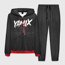 Костюм мужской YANIX: Black Side, цвет: 3D-красный