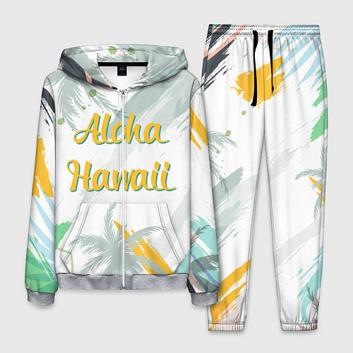 Мужской костюм Aloha Hawaii / 3D-Меланж – фото 1