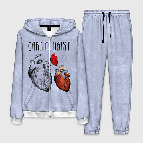 Мужской костюм Cardiologist / 3D-Белый – фото 1