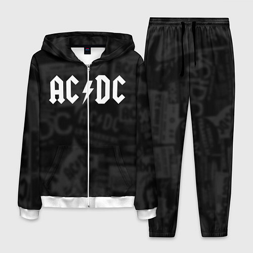 Мужской костюм AC/DC: Black Rock / 3D-Белый – фото 1