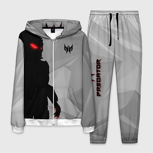 Мужской костюм Силуэт хищника / 3D-Белый – фото 1