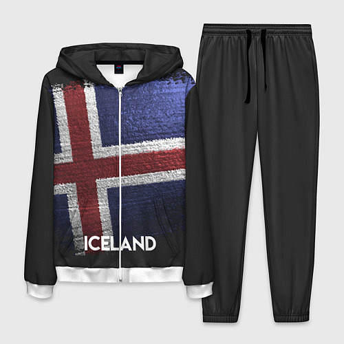 Мужской костюм Iceland Style / 3D-Белый – фото 1