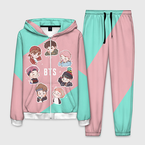 Мужской костюм BTS Boys / 3D-Белый – фото 1