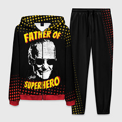 Костюм мужской Stan Lee: Father of Superhero, цвет: 3D-красный