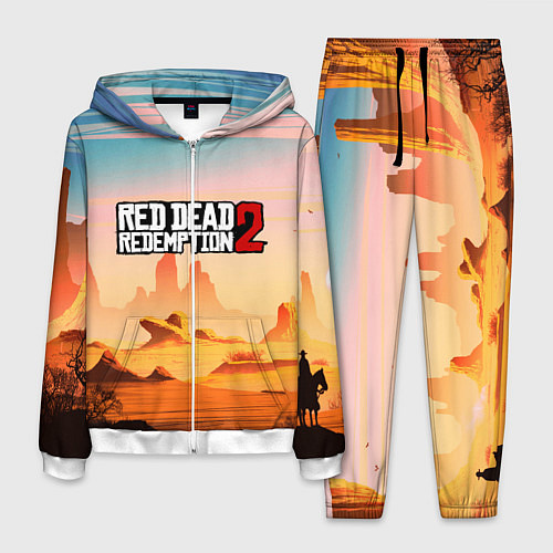 Мужской костюм RDR 2: Wild West / 3D-Белый – фото 1