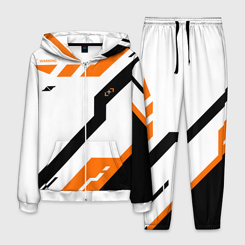 Мужской костюм CS:GO Asiimov Light / 3D-Белый – фото 1