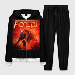 Костюм мужской Accept: Hell Bull, цвет: 3D-белый