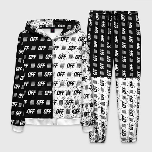 Мужской костюм Off-White: Black & White / 3D-Белый – фото 1