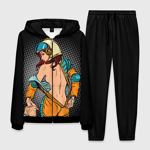 Мужской костюм Cosmic Love / 3D-Черный – фото 1