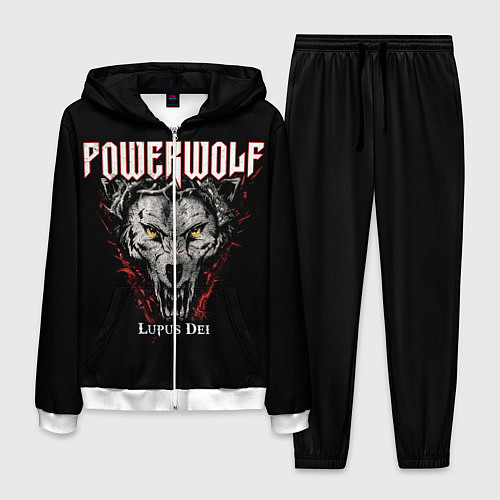 Мужской костюм Powerwolf: Lupus Dei / 3D-Белый – фото 1