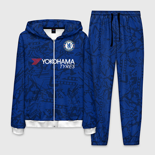 Мужской костюм Chelsea home 19-20 / 3D-Белый – фото 1