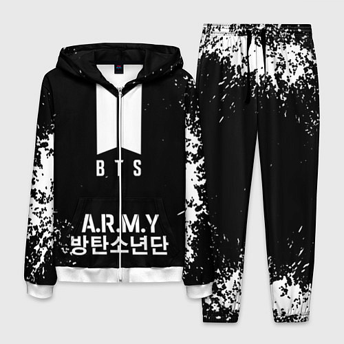 Мужской костюм BTS ARMY / 3D-Белый – фото 1