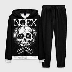 Костюм мужской NOFX Skull, цвет: 3D-белый