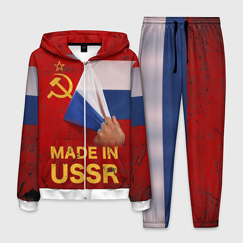 Мужской костюм MADE IN USSR / 3D-Белый – фото 1