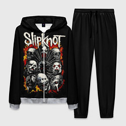 Костюм мужской Slipknot: Faces, цвет: 3D-меланж
