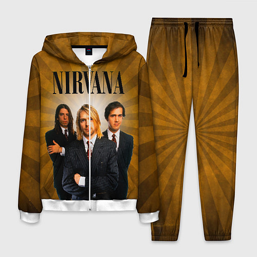 Мужской костюм Nirvana / 3D-Белый – фото 1