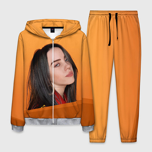 Мужской костюм BILLIE EILISH: Orange Mood / 3D-Меланж – фото 1