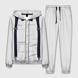 Костюм мужской Подтяжки, цвет: 3D-меланж