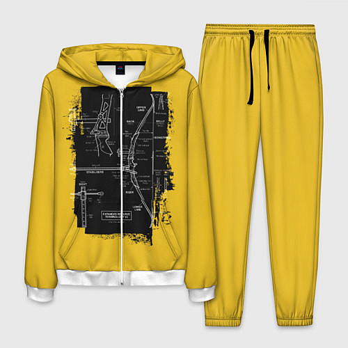 Мужской костюм Recurve bow / 3D-Белый – фото 1