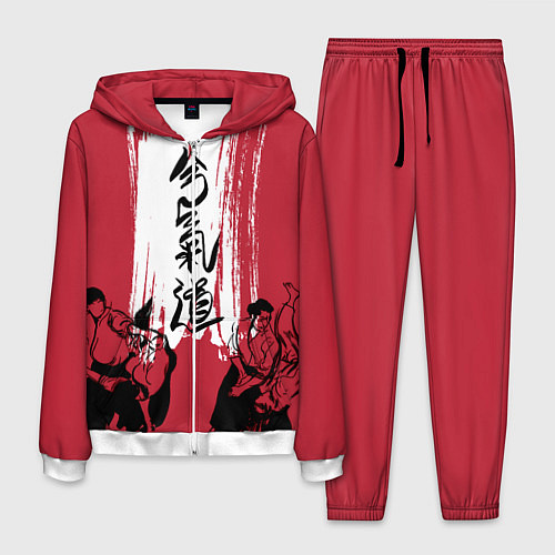 Мужской костюм Айкидо / 3D-Белый – фото 1