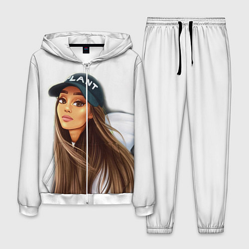 Мужской костюм Ariana Grande Ариана Гранде / 3D-Белый – фото 1