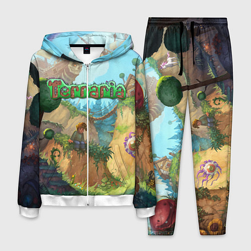 Мужской костюм Terraria / 3D-Белый – фото 1