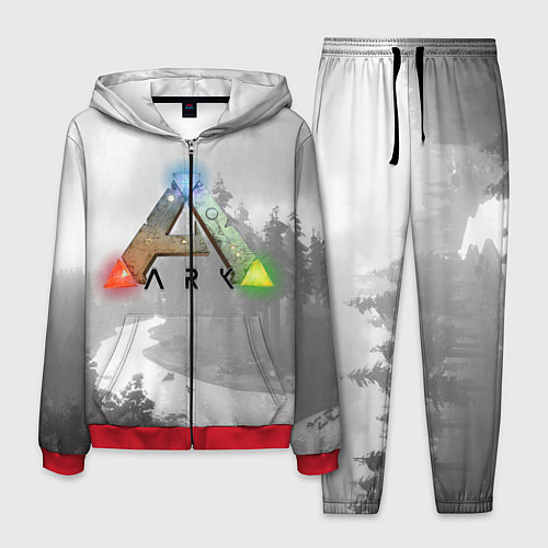 Мужской костюм Ark Survival Evolved / 3D-Красный – фото 1